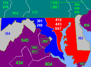 How Maryland Area Codes Are Assigned and Managed