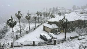 Snow Rare Zones in California